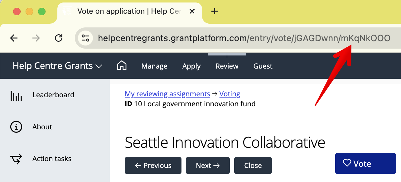 Voting application URL.png