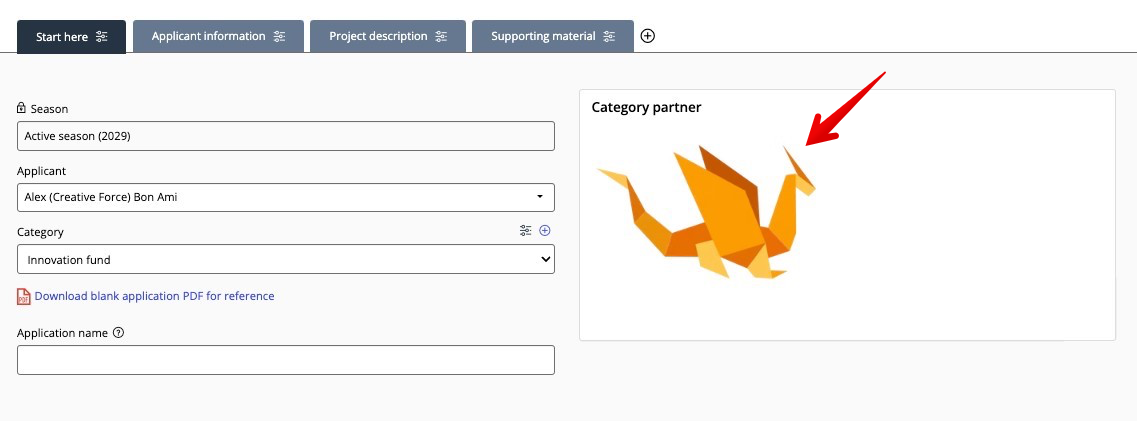 Category logo image example