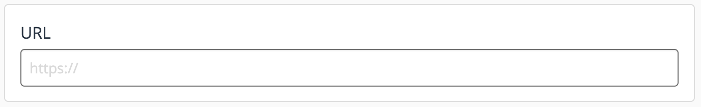 URL field example