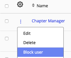 Block user option