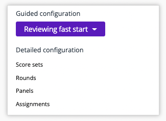 Detailed configuration links