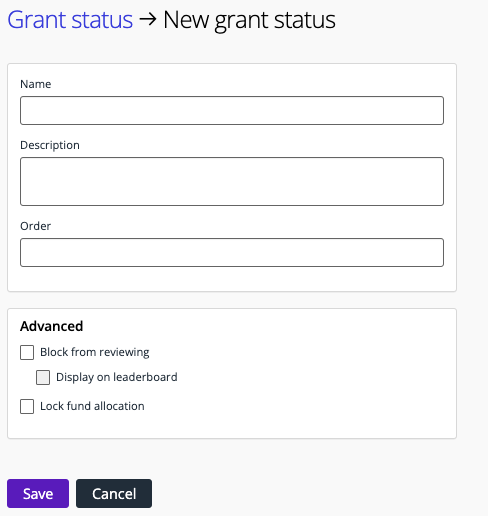 Grant status – Good Grants Help Centre