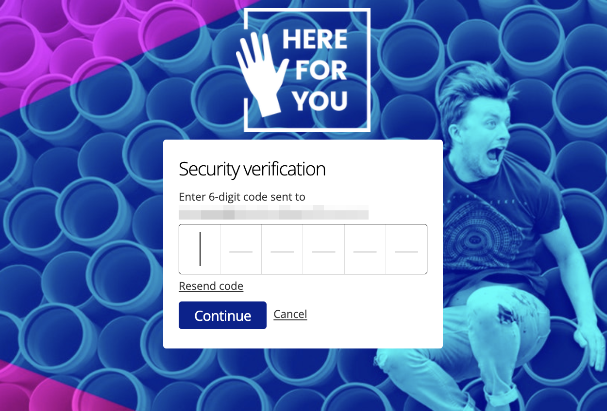 Six digit code