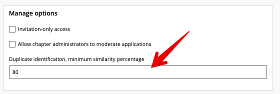 Minimum application similarity percentage field.png